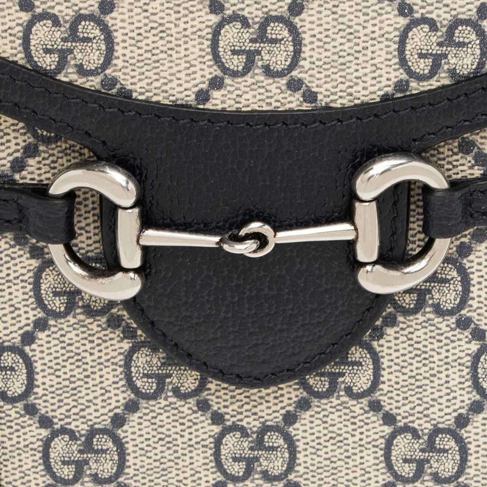 Gucci GG Supreme Horsebit 1955 Vertical Mini Shou… - image 9