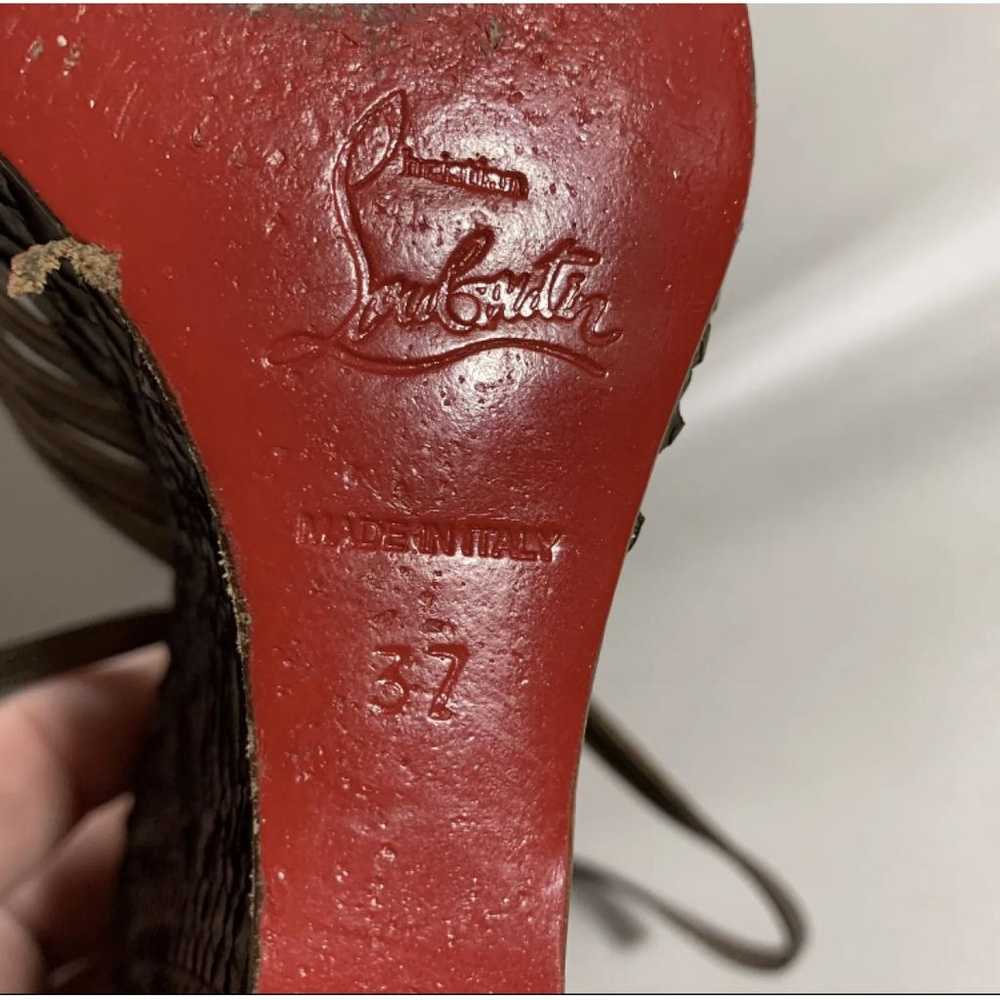 Christian Louboutin Leather heels - image 2