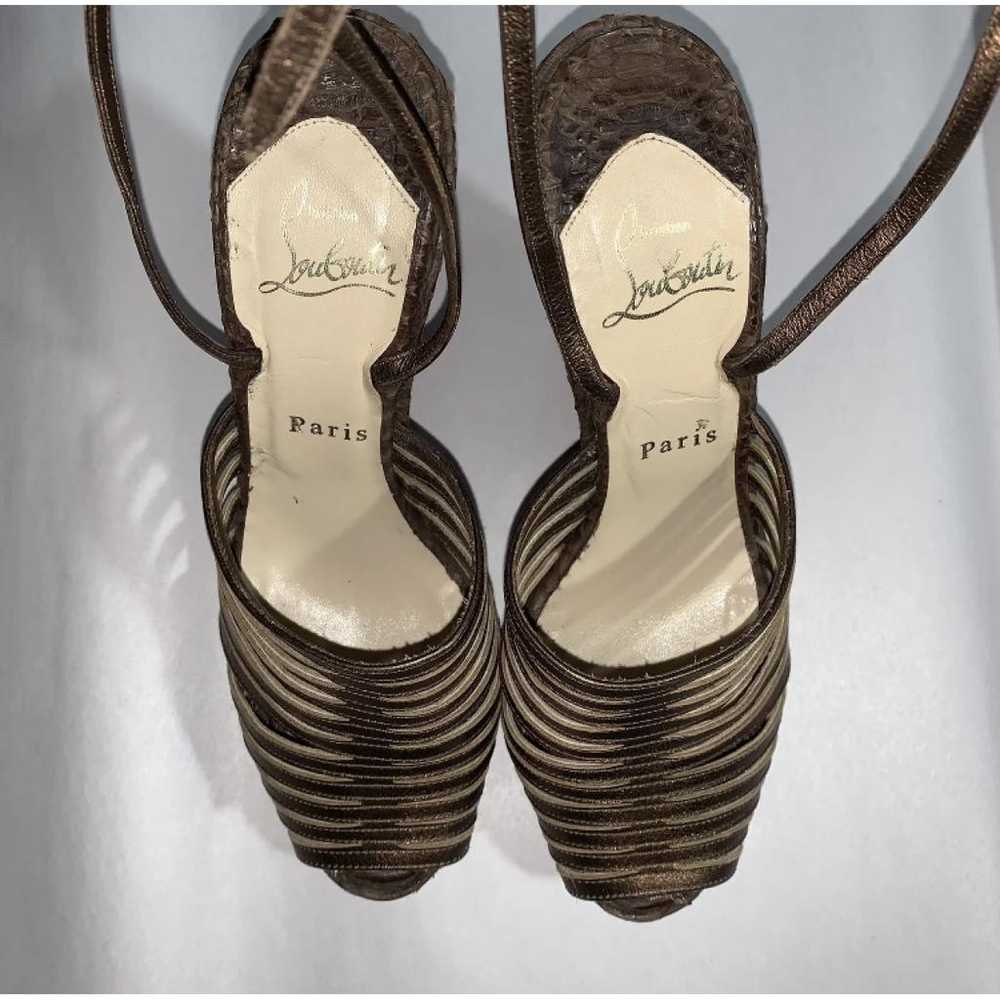 Christian Louboutin Leather heels - image 4
