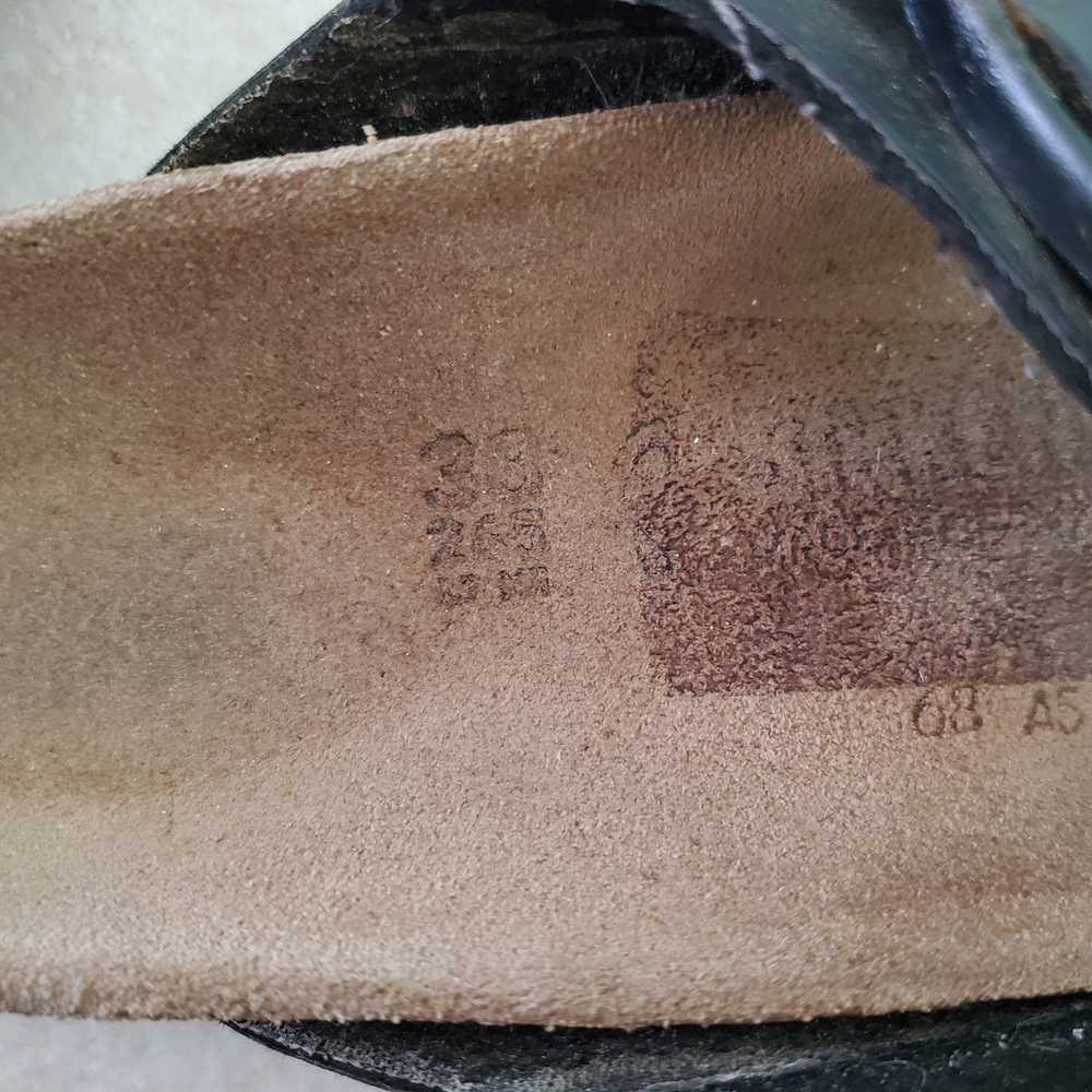 Birkenstock Arizona Sandals 38 Black Oiled Leathe… - image 10