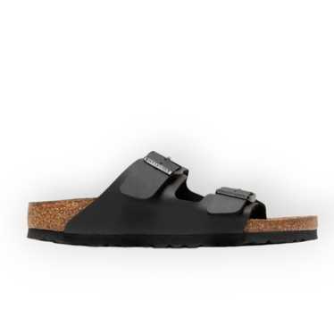 Birkenstock Arizona Sandals 38 Black Oiled Leathe… - image 1