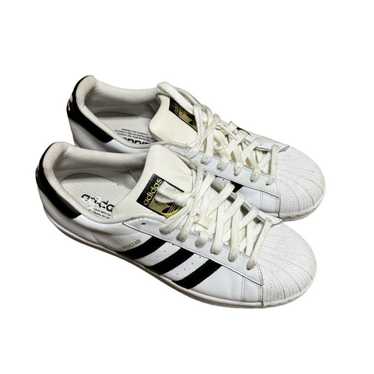 Mens Adidas Superstar White & Black Triple Stripe… - image 1