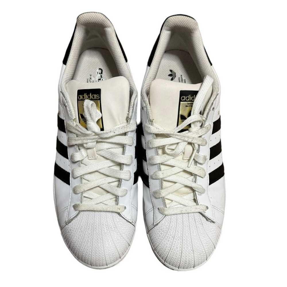 Mens Adidas Superstar White & Black Triple Stripe… - image 5