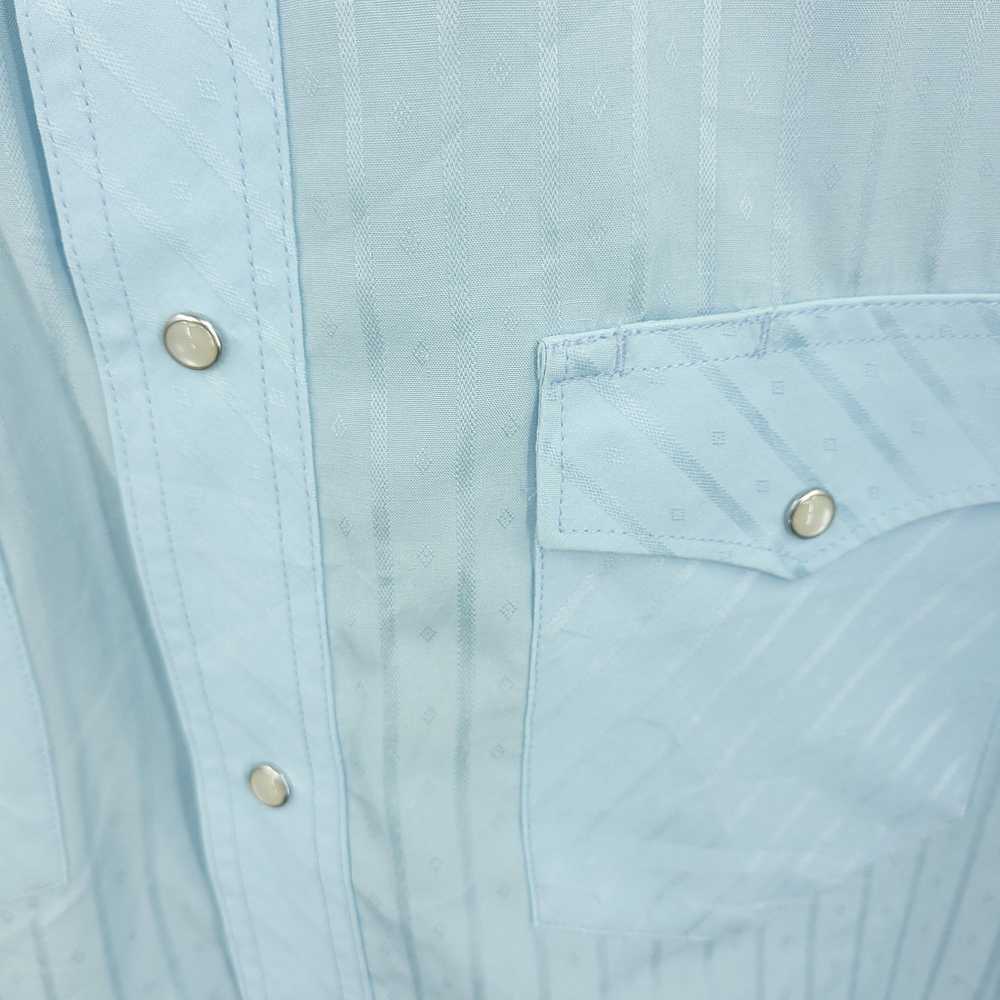 Wrangler Western Shirt Mens Large Stripe Pearl Sn… - image 5