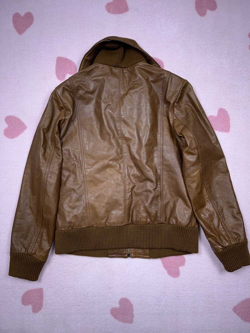 Avant Garde × Genuine Leather × Vintage ➕ brown b… - image 3