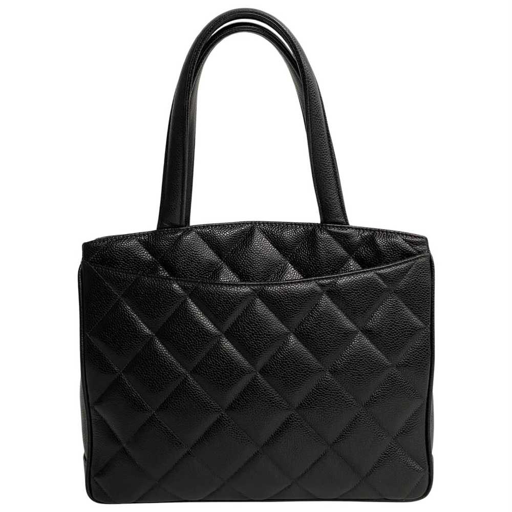 Chanel Logo Caviar Skin Matelasse Leather Genuine… - image 5