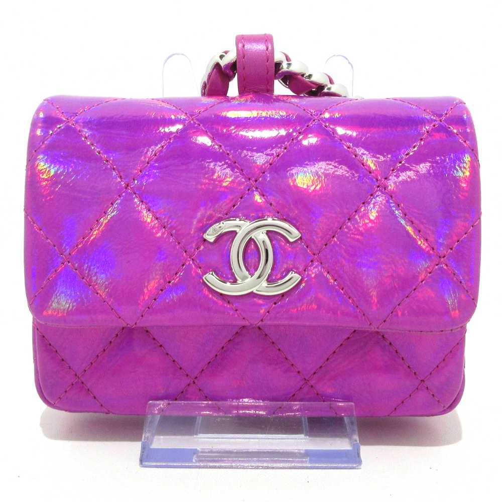 Chanel Matelasse Pouch 2023 Years/Mini Bag Enamel… - image 1
