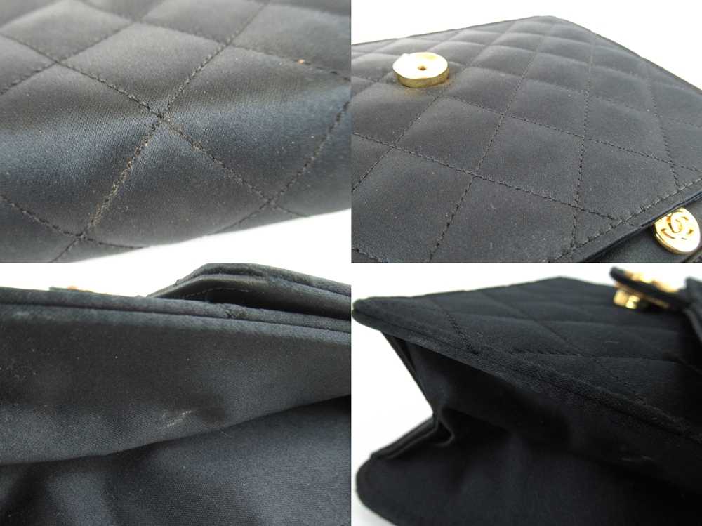 Chanel Cc Matelasse Silk Satin Chain Shoulder Bag… - image 10