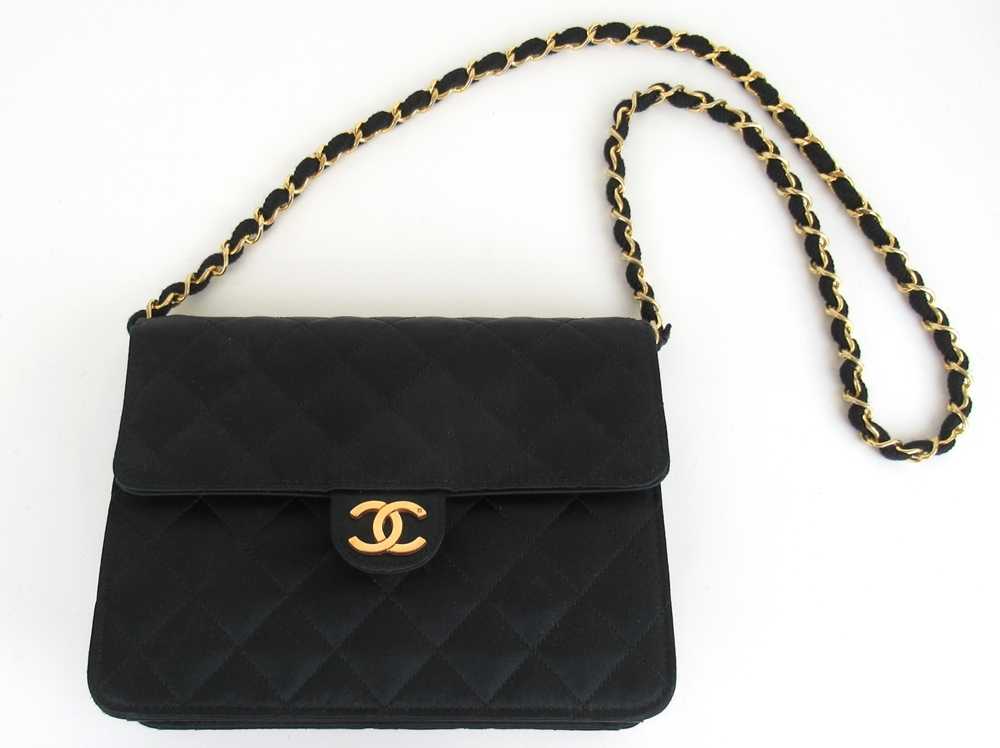 Chanel Cc Matelasse Silk Satin Chain Shoulder Bag… - image 2