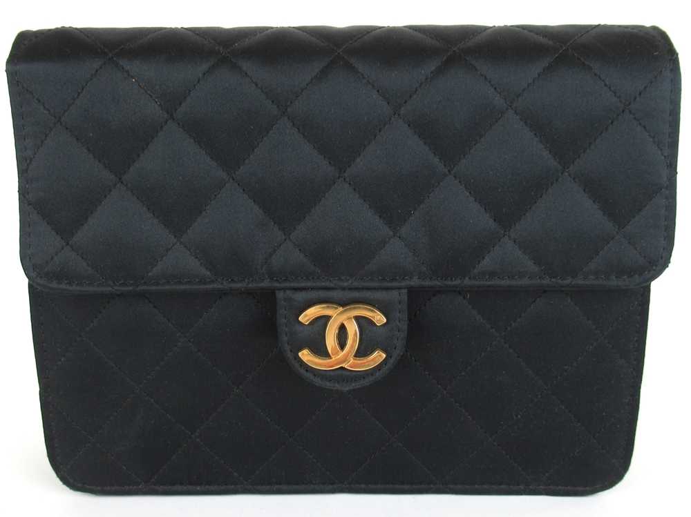 Chanel Cc Matelasse Silk Satin Chain Shoulder Bag… - image 3