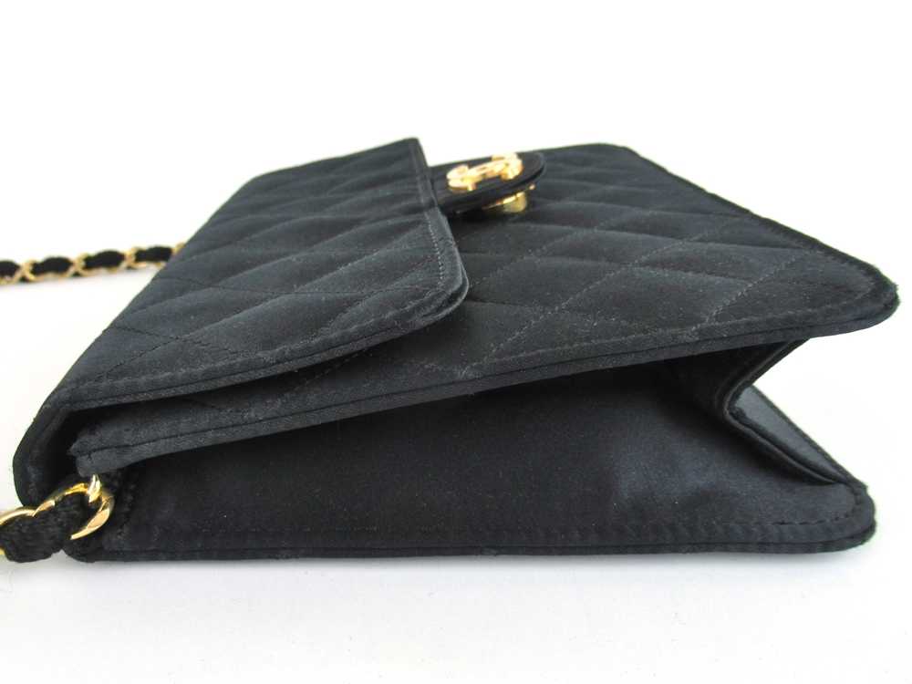 Chanel Cc Matelasse Silk Satin Chain Shoulder Bag… - image 6