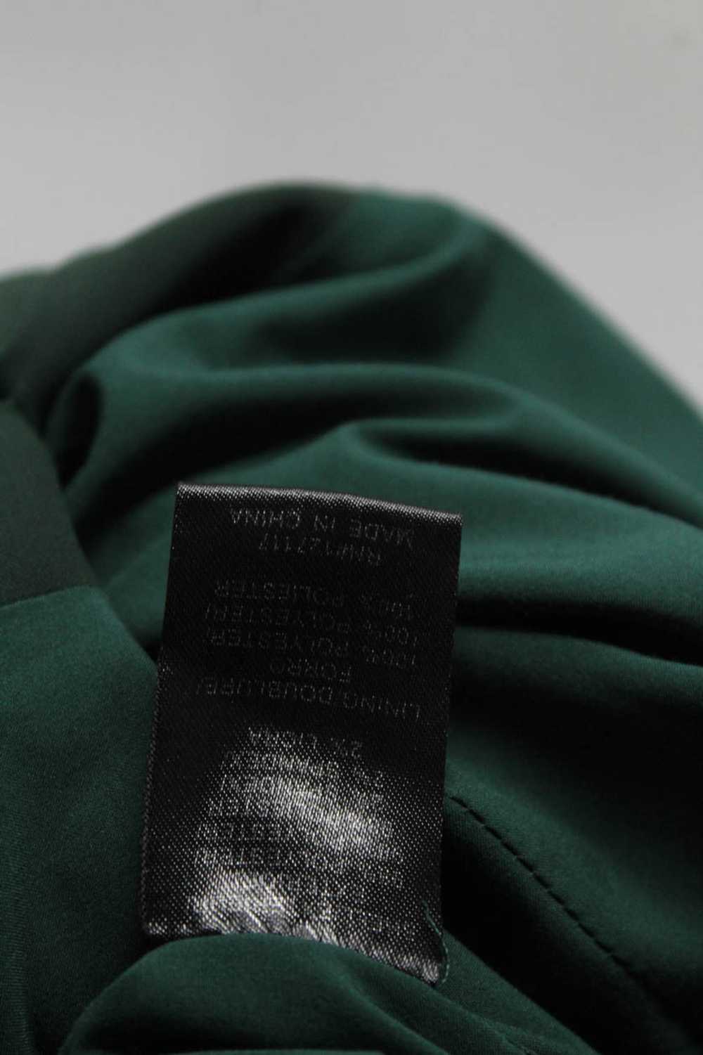 Badgley Mischka Womens V Neck Emerald Sheath Dres… - image 6