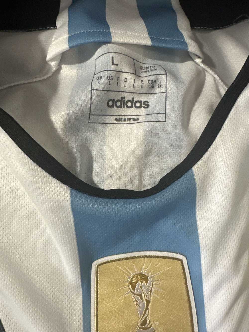Adidas Argentina Messi 3x World Cup Jersey - image 2