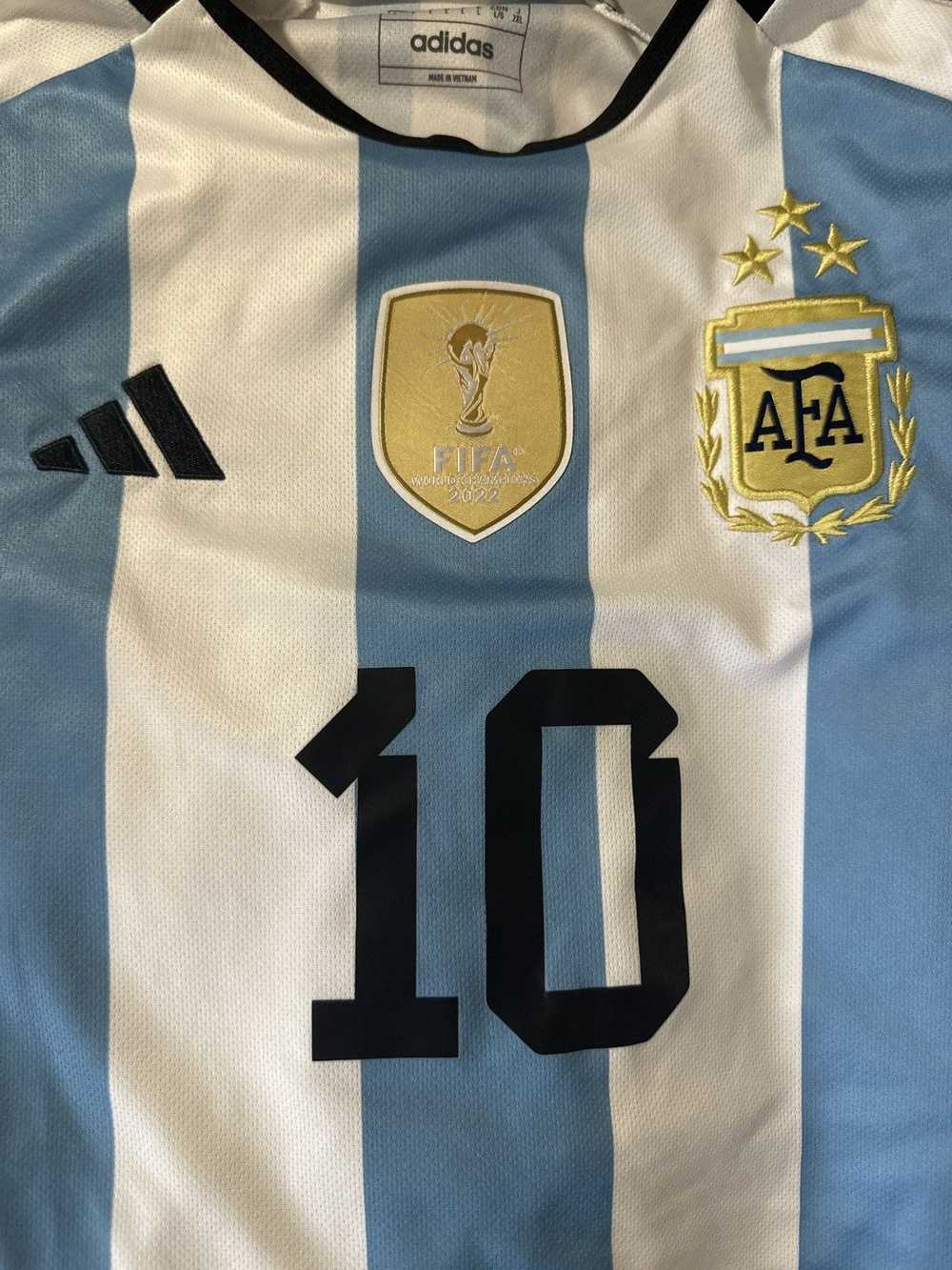 Adidas Argentina Messi 3x World Cup Jersey - image 3