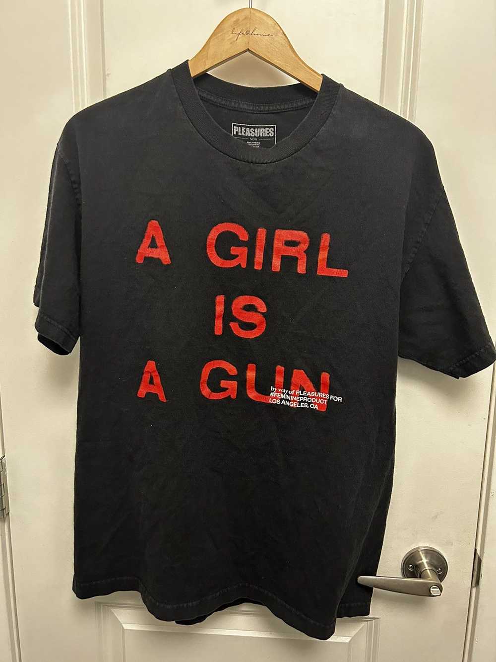 Pleasures PLEASURES GIRL IS A GUN T SHIRT BLACK - image 1