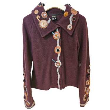 Co Velo wool Art to wear embellished jacket. Size… - image 1
