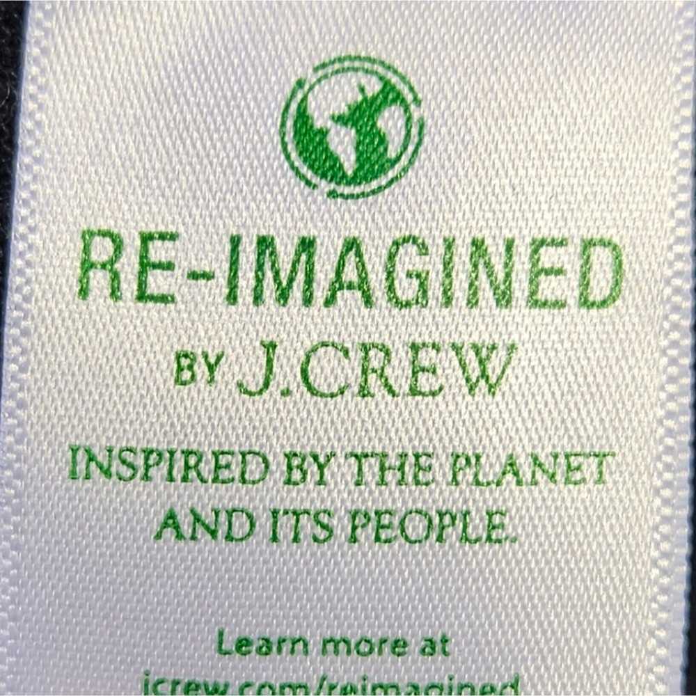 J. Crew Factory Re-imagined black linen blend sca… - image 7