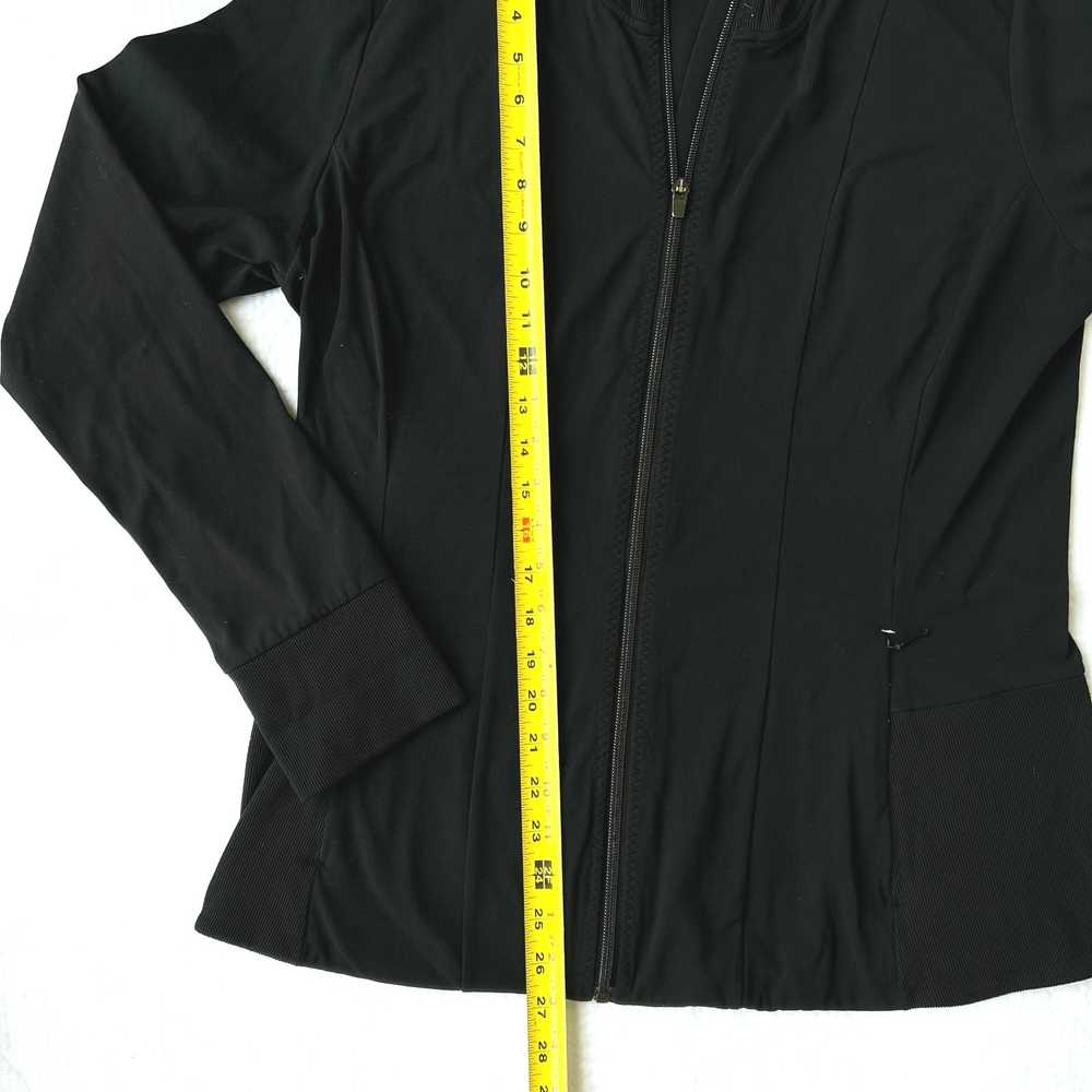 Athleta Black Full Zip Training Jacket XL Nylon S… - image 5