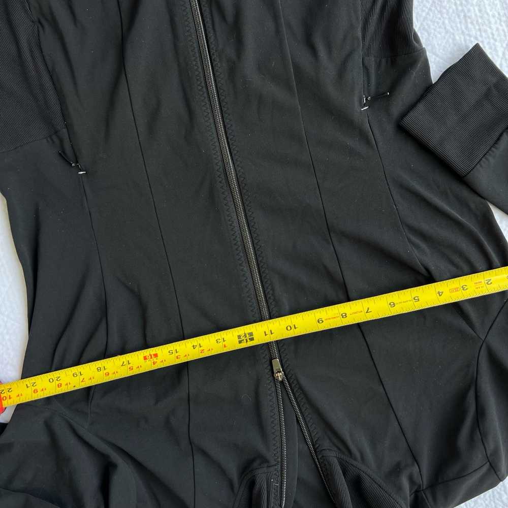 Athleta Black Full Zip Training Jacket XL Nylon S… - image 6