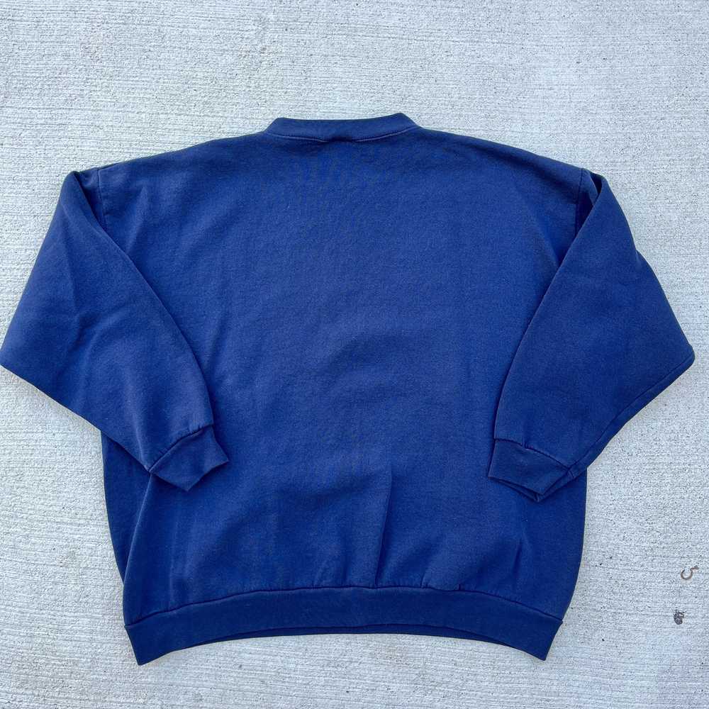 Vintage Blue and Gold Tultex WVU Sweatshirt Size … - image 2