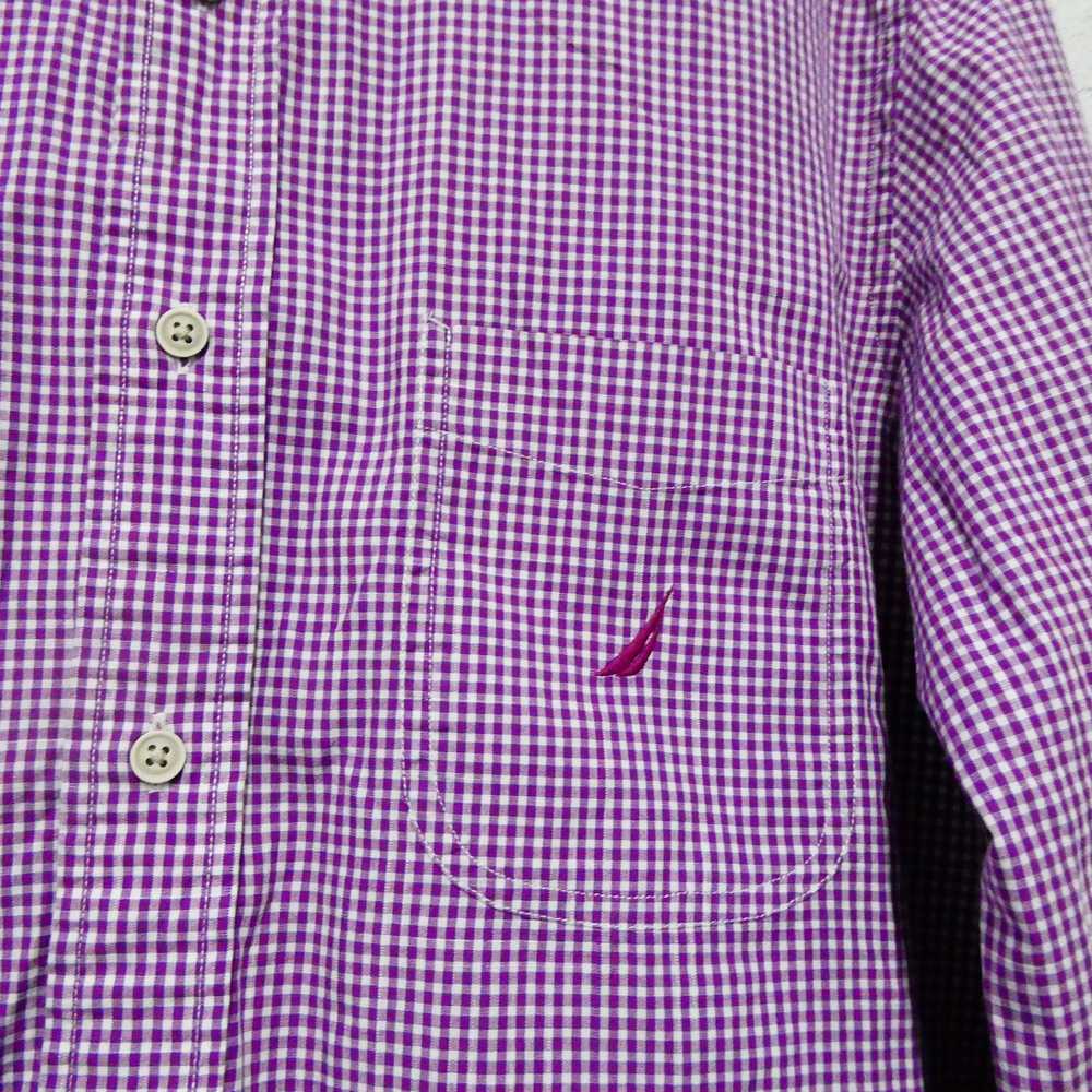 Nautica men's medium long-sleeve button-up shirt … - image 3