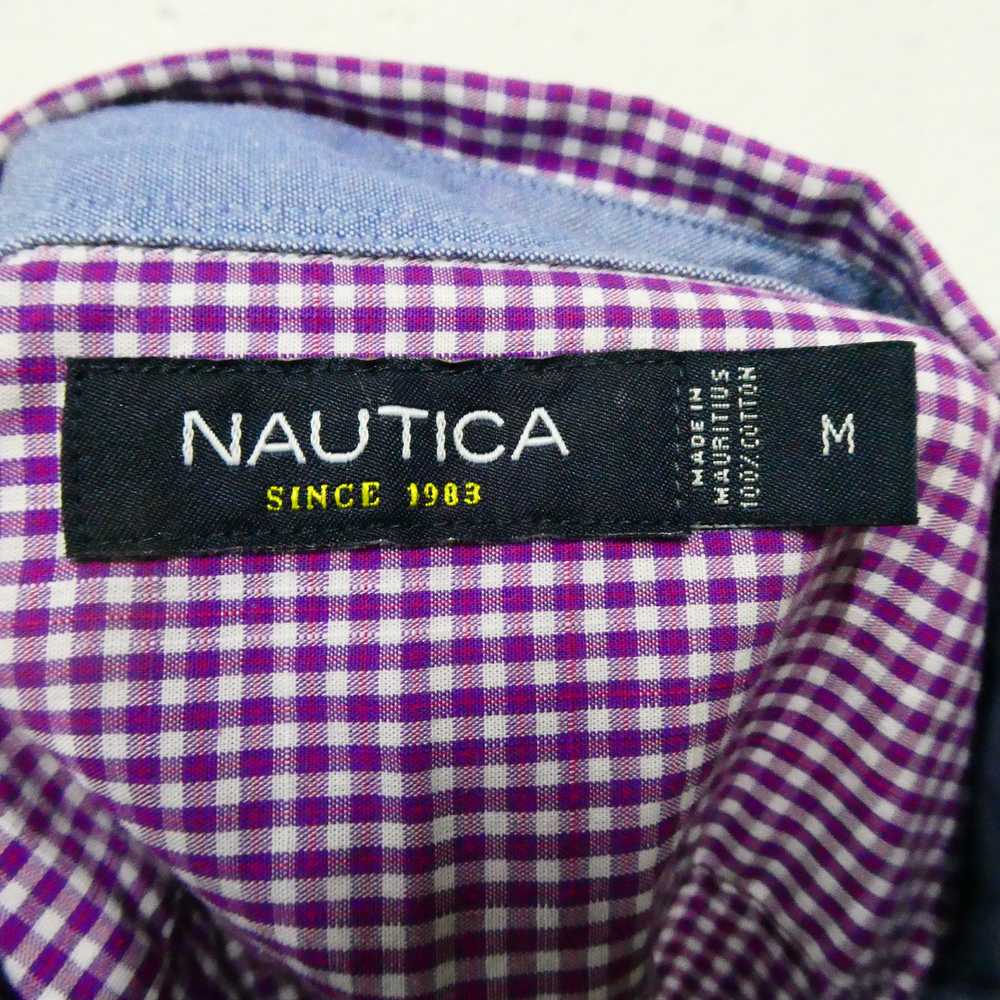 Nautica men's medium long-sleeve button-up shirt … - image 6