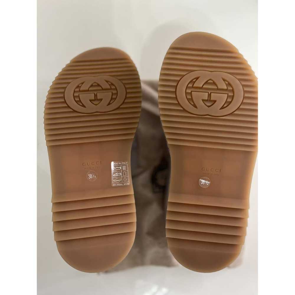 Gucci Double G cloth mules - image 4