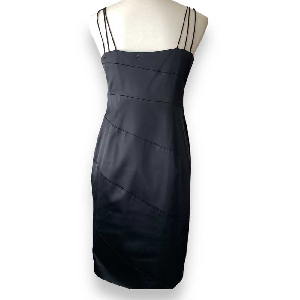 Jones New York Black Asymmetric Cocktail Dress Si… - image 4