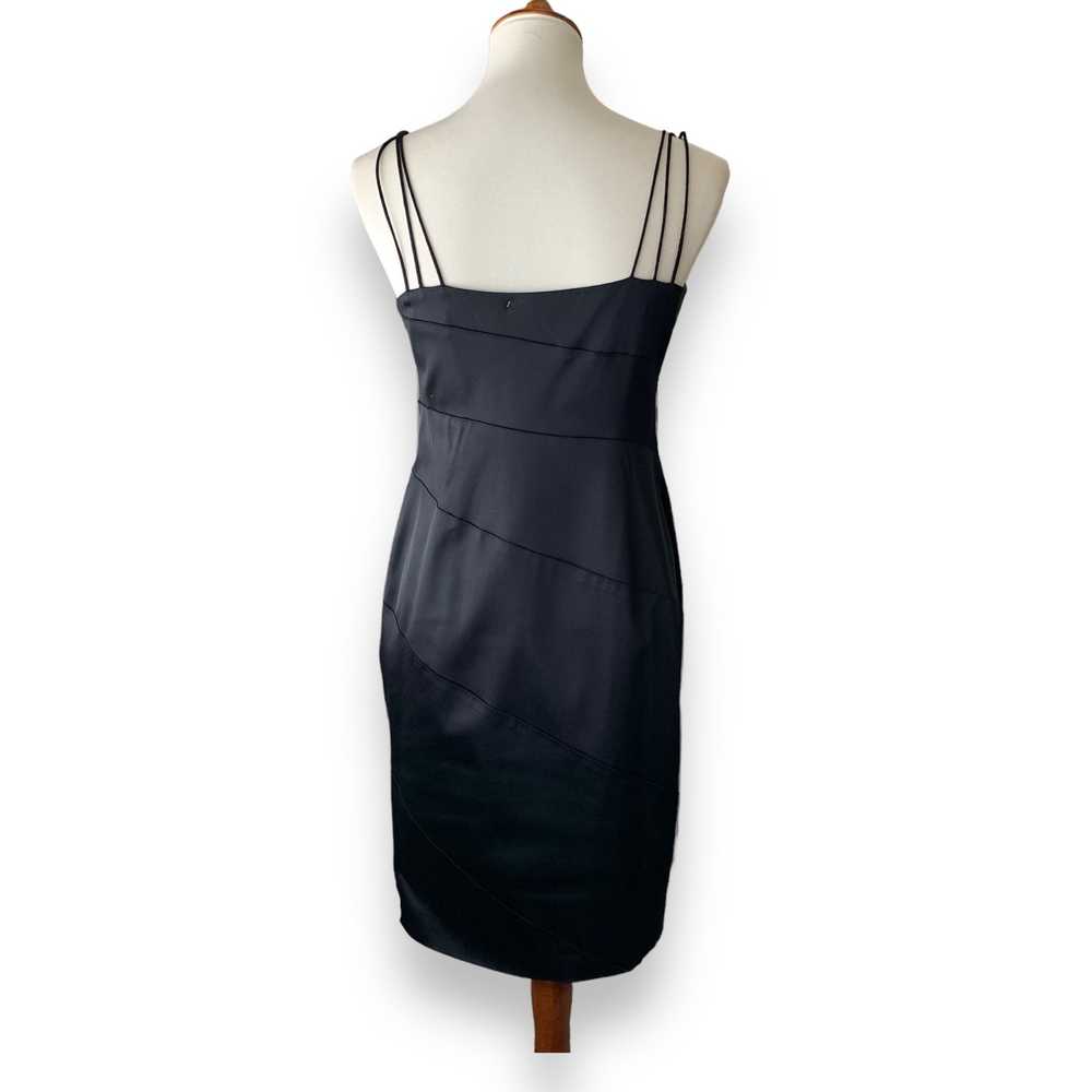 Jones New York Black Asymmetric Cocktail Dress Si… - image 6