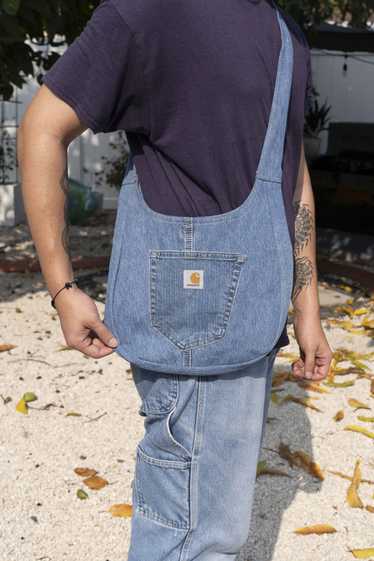 Carhartt × Vintage Blue Upcycled Carhartt Sling ba