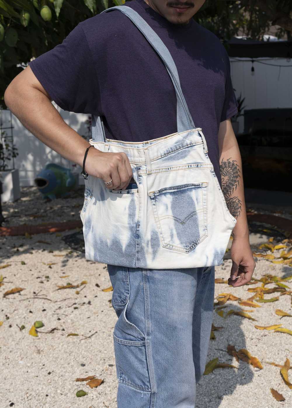 Levi's × Vintage Upcycled Denim Levi's tote bag - image 3