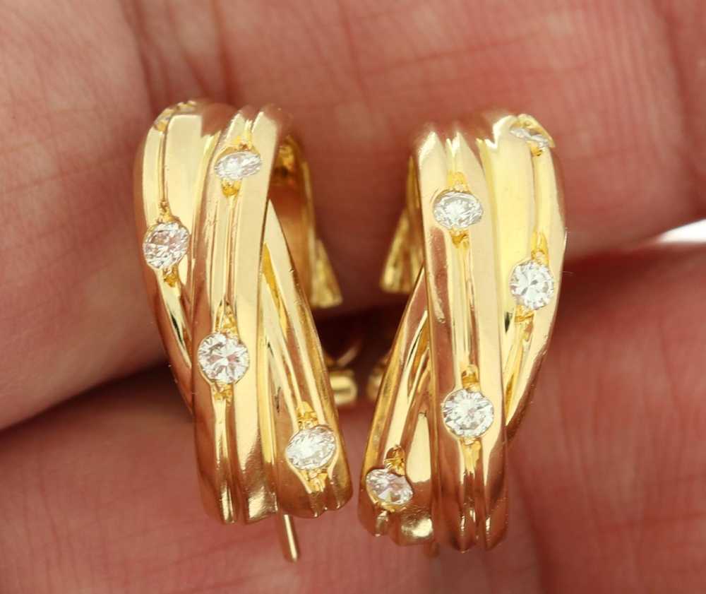 Cartier Constellation 18k Yellow Gold Diamond Tri… - image 4