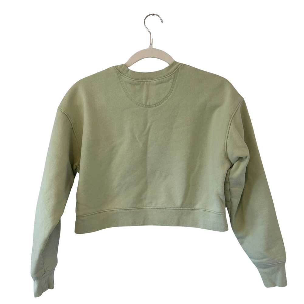 Girlfriend Collective Pistachio 50/50 Cropped Swe… - image 3