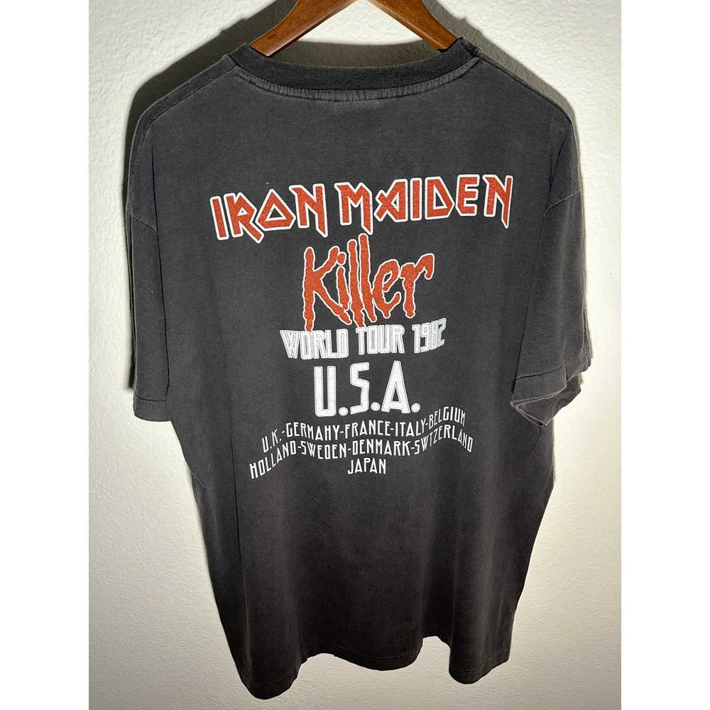 Iron Maiden Killers World Tour Rare Vintage Repri… - image 2