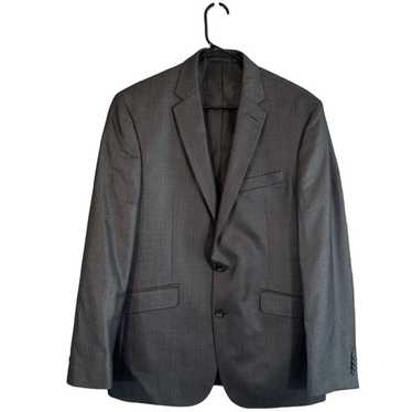 Kenneth Cole Reaction Dark Gray Notched Two-Butto… - image 1
