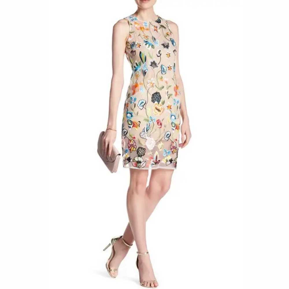 Alexia Admor Sheer Floral Embroidered Sleeveless … - image 2