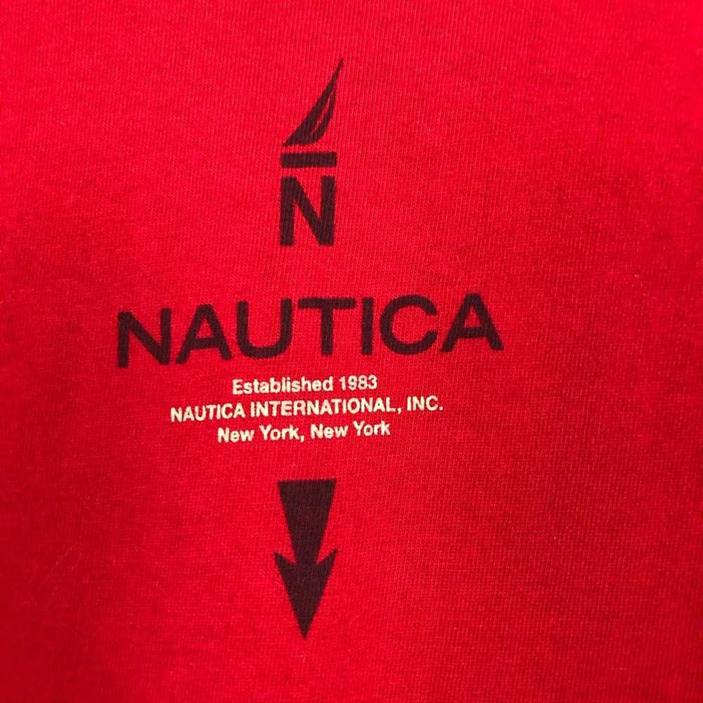 Nautica Men's Y2K Vintage Colorblock Long Sleeve … - image 5