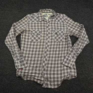 Old Navy Old Navy Shirt Adult Medium Brown & Whit… - image 1