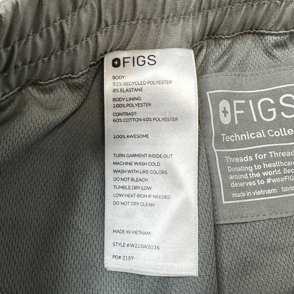 FIGS Technical Collection Gray Scrub Pants XXS - image 3