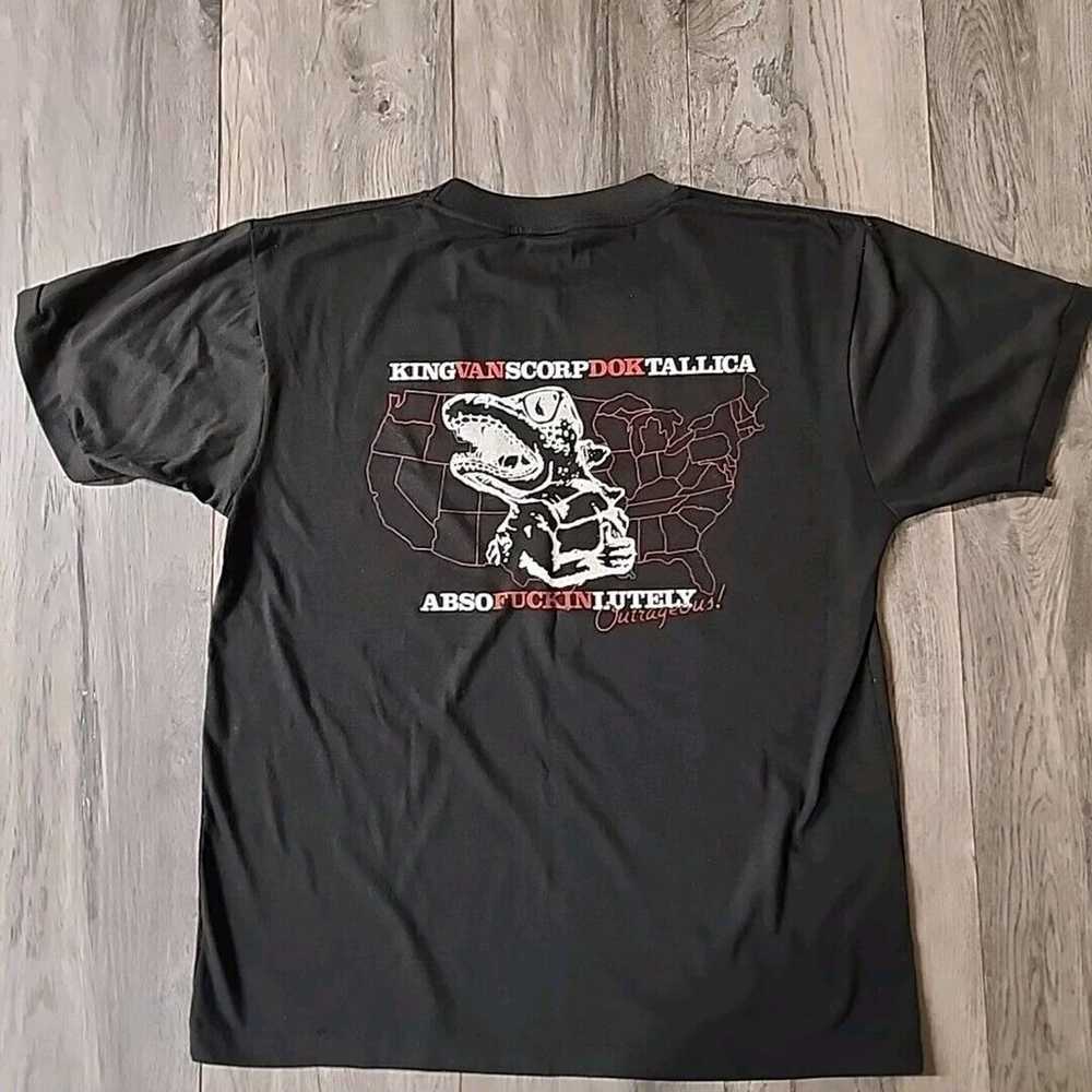 Vintage 1988 Van Halen Shirt XL Monsters Of Rock … - image 5
