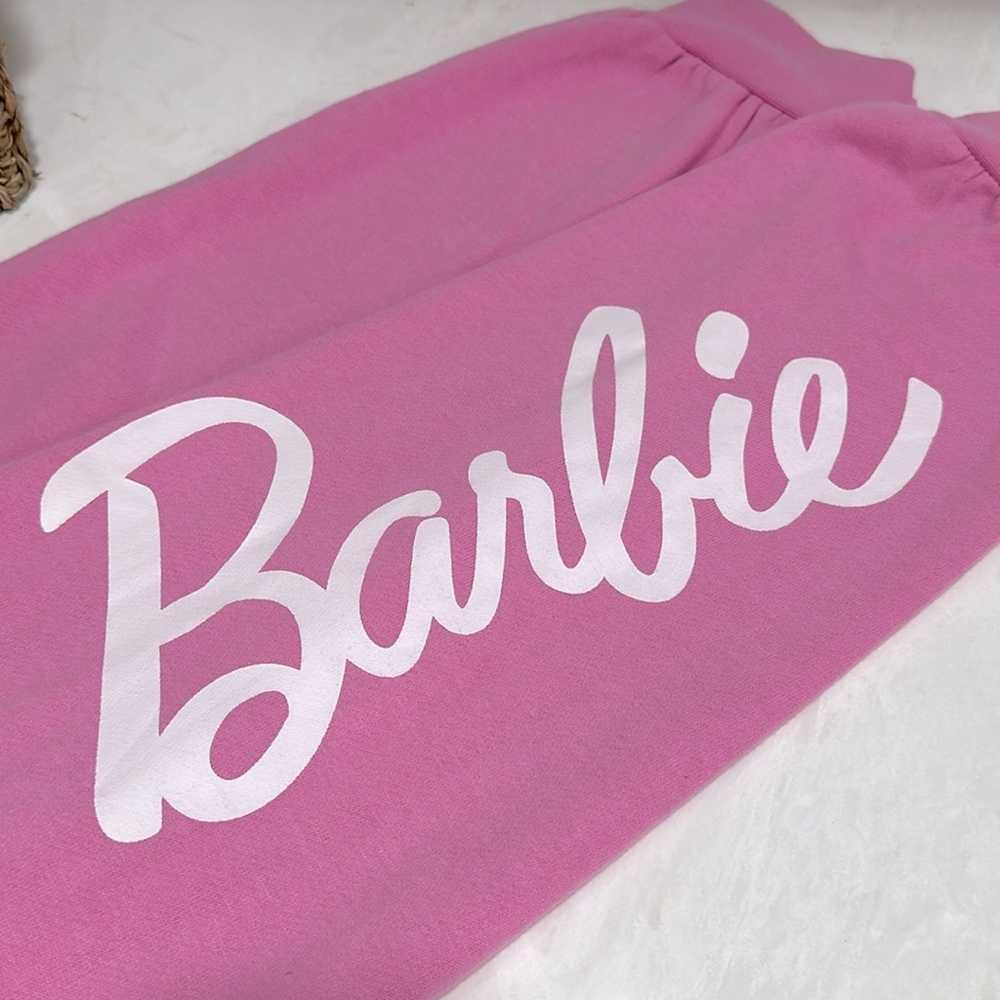 BARBIE Sweatpants Hot Pink Size Small Barbiecore … - image 2