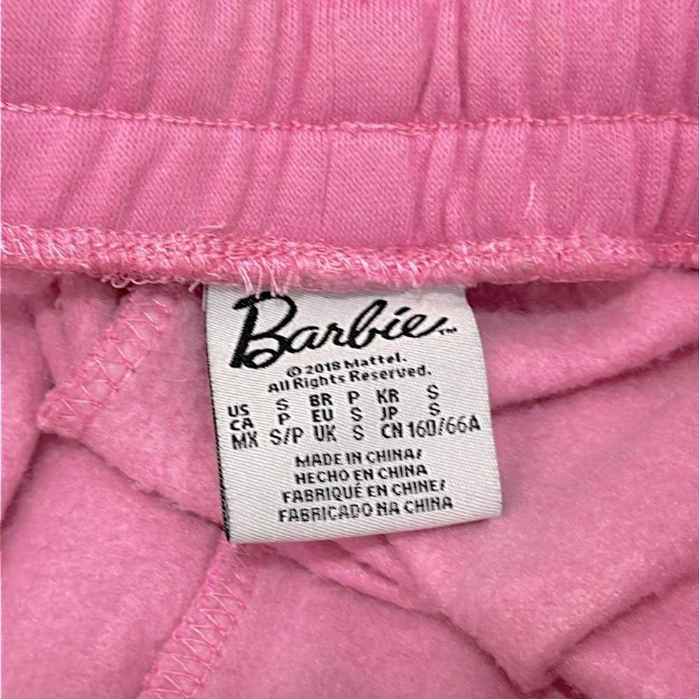 BARBIE Sweatpants Hot Pink Size Small Barbiecore … - image 4