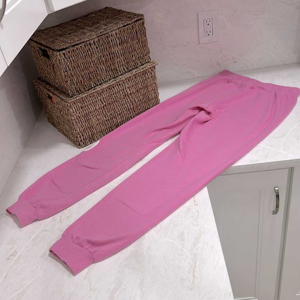 BARBIE Sweatpants Hot Pink Size Small Barbiecore … - image 9