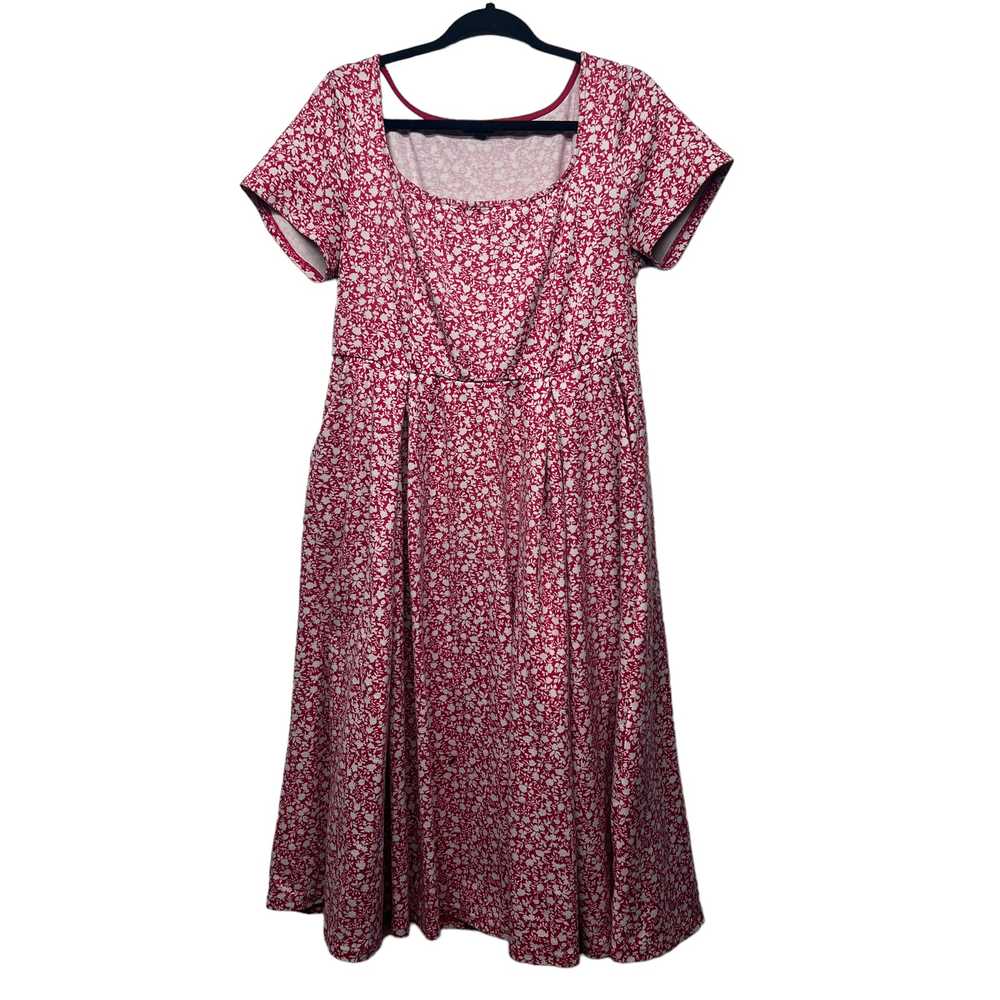 Torrid Short Sleeve Floral Maxi Dress Size 1X Sid… - image 1