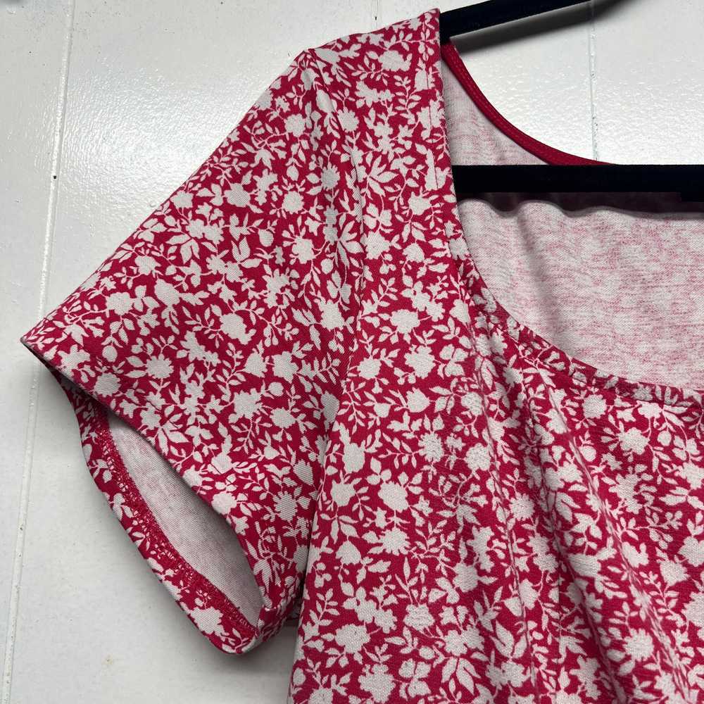 Torrid Short Sleeve Floral Maxi Dress Size 1X Sid… - image 3