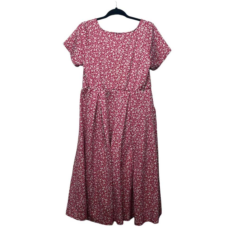 Torrid Short Sleeve Floral Maxi Dress Size 1X Sid… - image 8