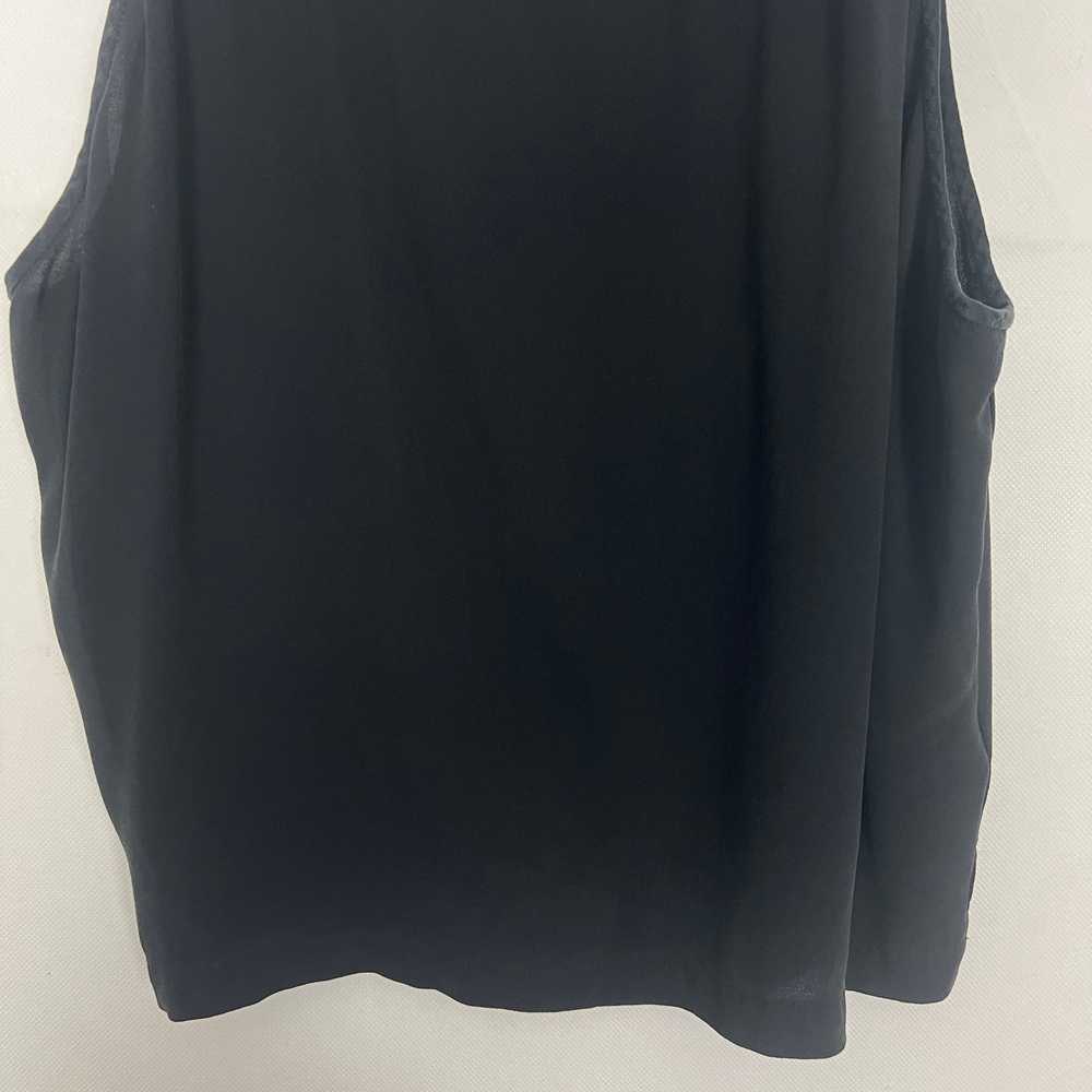 Eileen Fisher Women's Silk Sleeveless Black Tank … - image 4