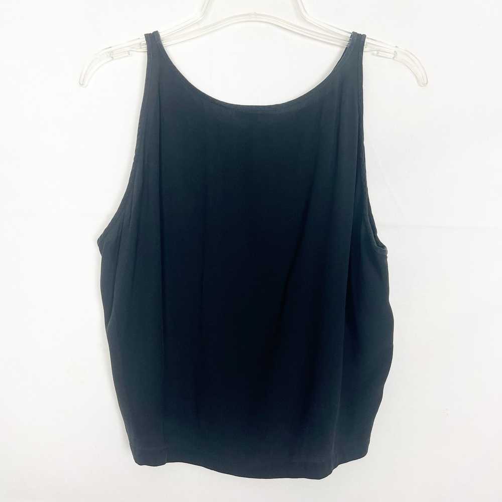 Eileen Fisher Women's Silk Sleeveless Black Tank … - image 5