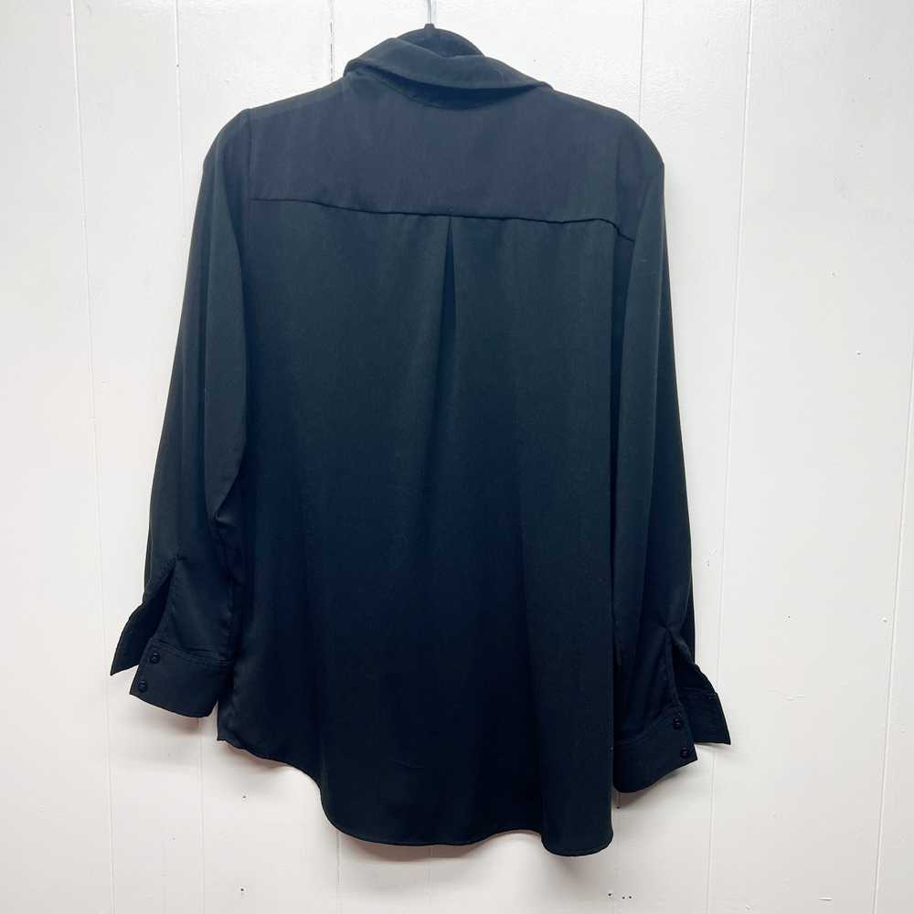 Dalia Women's Black Button Front Long Sleeve Top … - image 6