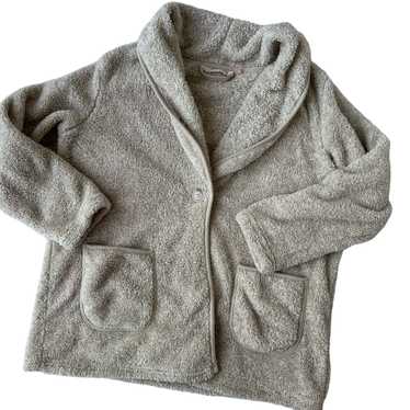 Soft Surroundings PS Sweater Hugs Beige Plush She… - image 1